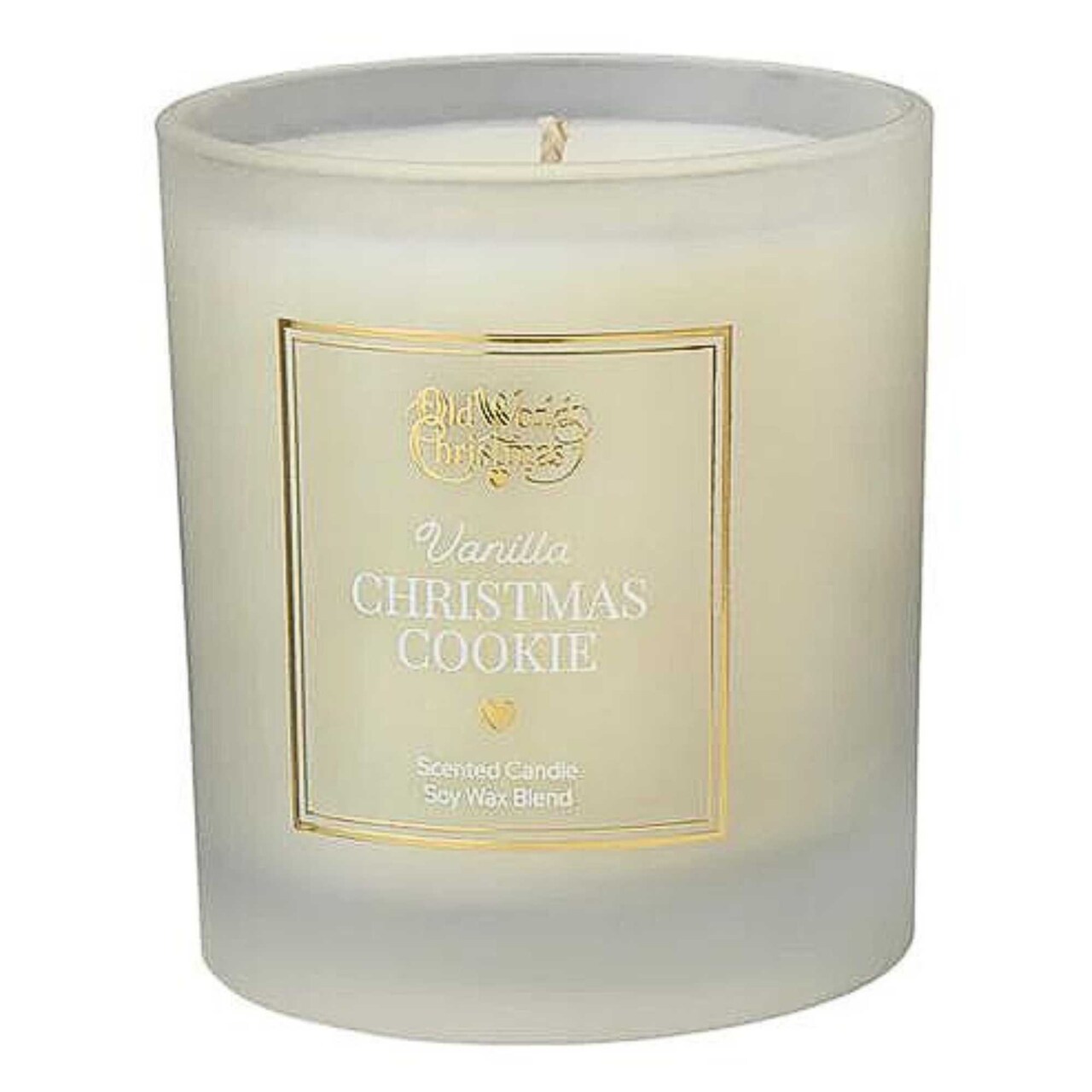 Old World Christmas 3.5 Inch Vanilla Christmas Cookie Scented Candle Christmas Flame Candle , Wax Wick Scented